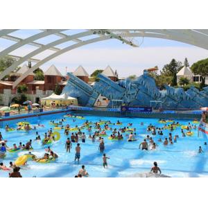 China Excited Water Park Surfing Wave Pool , Wave Height 0.3 ~ 1.0m wholesale
