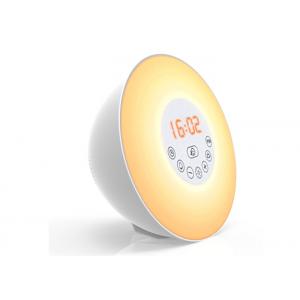 Touch Control Natural Light Alarm Clock , Bedroom Sunrise Simulator Alarm Clock