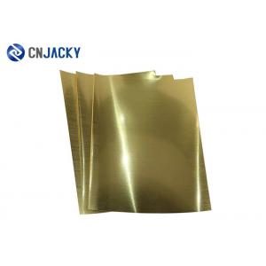 A4 / A3 Size Plastic ID Card Making Smart Card Material Gold Inkjet Lamination PVC Sheet