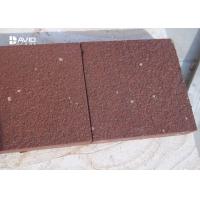 China Red Sandstone Stone Tile For Paving Sound Insulation Anti Damage on sale