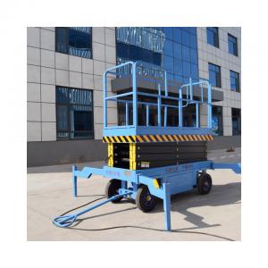 China 10m double Masts lift hydraulic hydraulic Aerial Working Platform Lift self propelled lift supplier