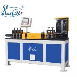 China Automatic Wire Straightener And Cutting Machine Touch Screen With Sending Wire Wheel supplier