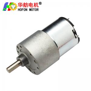 China Hofon Motor 37mm GM37-3429SA DC micro brushed gear motor large torque for intelligent closestool 5V 12V 24V supplier