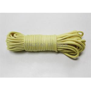 China Aramid Fiber / Kevlar Heat Resistant Rope High Strength Fire Retardant supplier