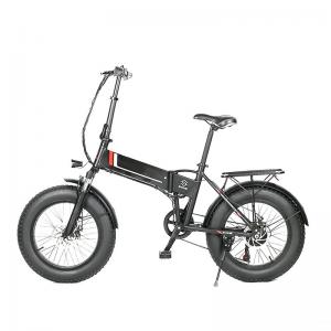 20"Aluminum Alloy Folding Fat Frame 7 Speed Fat Tire Electric Bicycle Fat Ebike Electric City Bike
