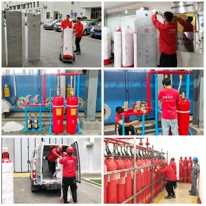 China Refilling Fm200 Gas Suppression System 4.2MPa Extinguisher For Archive Date Center wholesale