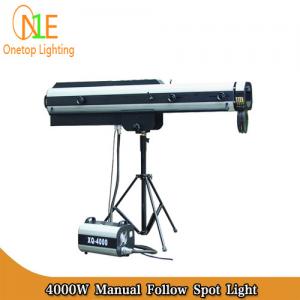 High quality 4000W Manual Follow Spot Light 300m spot distance DJ Stage Lighting