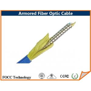 China Underground Armored Fiber Optic Cable Compatible Connector , Fiber Optical Cables supplier