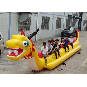 China 10 + Passenger Dragon Inflatable Towable Ski Tube Water Sport Games supplier