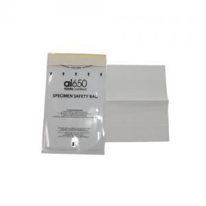 China 3 Walls Pathology Urine Specimen Lab Clear Plastic 95kPa Bags Ecofriendly supplier