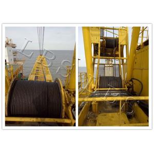 China Small Size Tower Crane Winch 6 Ton / 8 Ton With Special Drum Grooving supplier