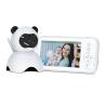 China Prise en charge du moniteur vidéo pour bébé à 2 voies avec caméra zoom à 360° et batterie rechargeable de 5000 mAh wholesale