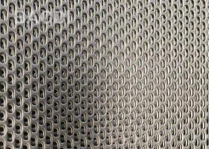 China Slotted Hole Protection Screen 3.5mm Perforated Aluminium Mesh wholesale