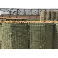 China 50x50mm Hesco Bastion Barrier System Welded Mesh For Military on sale