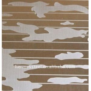 China 304 201 316 430 heat color etching stainless steel sheet plate from foshan wholesale