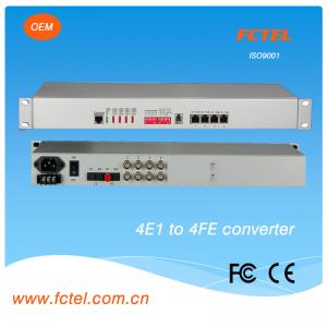 4E1 to FE + POE  Protocol Media Converter