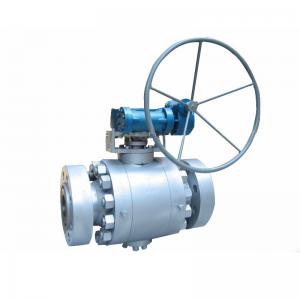 China 2500lb API 6D Trunnion Mounted Carbon Steel Ball Valve supplier