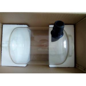 32 Liter Single Scale Hygiene Glass Milk Receiver With 63mm Rubber Elbow
