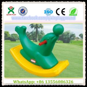 China Creative Design Children Sea Lion Plastic Rocking Horse Toy for Inner Place Items QX-155G supplier