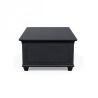 China Practical Simple Rectangular Shape Antique Coffee Table Solid Cheery Wood Two Deep Drawers on sale