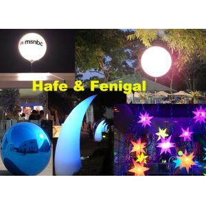 1.6m Events Inflatable Lighting Decoration Balloon Star Lighting Cone