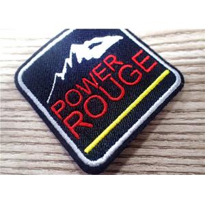 China Environmental 3D Custom Embroidered Patches Sew Iron On For Clothing , Bag supplier