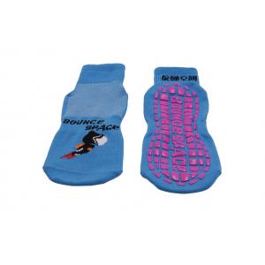 China Top Jump Safety Trampoline Park Socks Unisex Kids / Adult Standard Thickness supplier