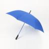 China Double Canopy Straight Handle Umbrella Blue Plastic J Handle Custom Logo wholesale