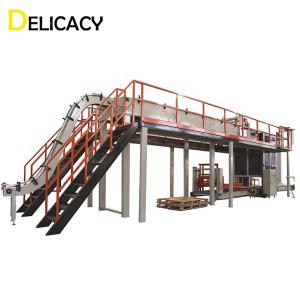 Industrial High Level Palletizer , Automatic Palletizer Machine For Food Beverage Tin Can