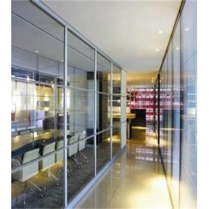 Interior Aluminium Frame Glass Partition Walls Movable For Office Partitions