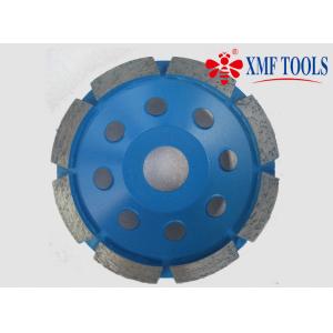 105mm 5 Inch  9 Inch Concrete Grinding Disc For Granite Single Row Cup Blue