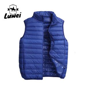 Fashion Plus Size Padded Coats Slim Fit Compression Utility Bubble Waistcoat Sleeveless Quilted Clothes Men Top Vest