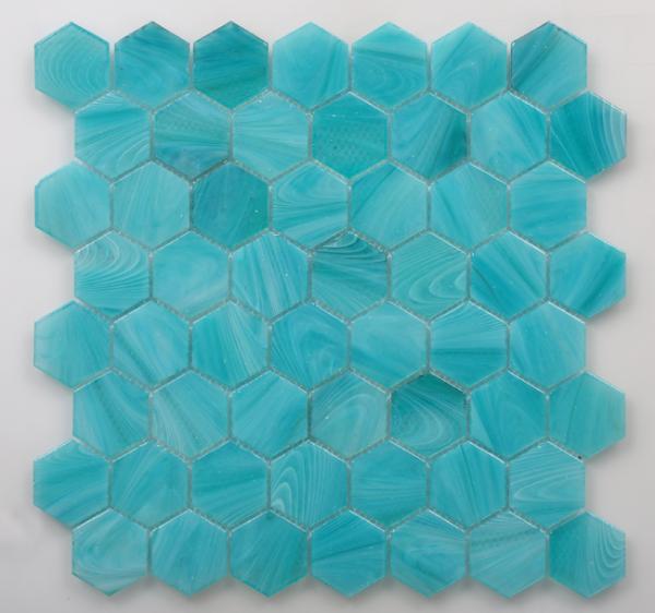 Latest Glossy Mosaic Tile with Hexagon Shape