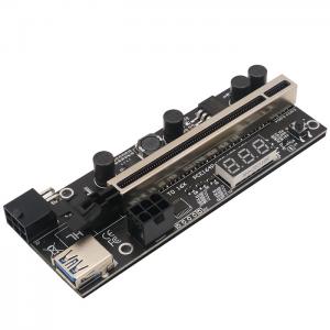 PCIE Riser 1x To 16x Graphic Extension With Temperature Sensor For Bitcoin