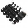 Non - Remy Brazilian Human Hair Weave Extensions Body Wave OEM Service