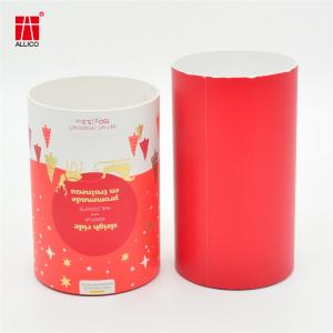 Motif Cosmetic Packaging Tubes , CMYK 300g Cardboard Chirstmas Gift Box