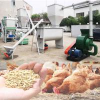 China 2000kg/H Ring Die Feed Pellet Mill Straw Poultry Feed Maker Machine on sale