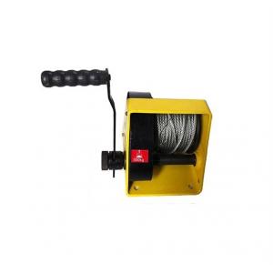 Portable Power Worm Gear Winch 500kg Mini Manual Customized Optional Cable