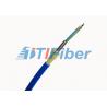 Single Mode Fiber Optic Cable , Armored Fiber Cable Indoor With LSZH / Steel