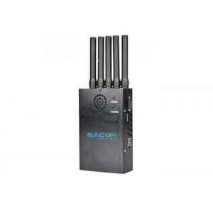 China DCS 5 Antennas Portable Signal Jammer CDMA GSM With Lithium Battery supplier