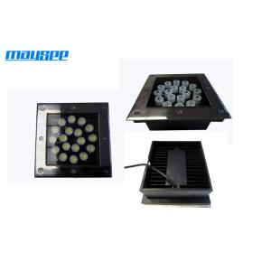 China 18w Outdoor DMX LED Inground Lights 85-265VAC , LED Underground Light With square fascia supplier