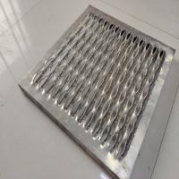 China Square Stair Tread Non Slip Metal Grating For Industrial Use on sale