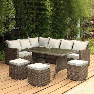 Outdoor Patio Furniture Sets Patio Set Rattan Chair Wicker Sofa Conversation Set Patio Chair Backyard Lawn