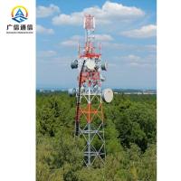 China Sectoral Antenna Mobile Telecom Tower Spraying Color Against Earthquake on sale