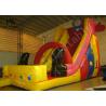 China 7*4*5.5m Inflatable Dry Slide Clown Theme PVC Bounce Houses For Kids wholesale