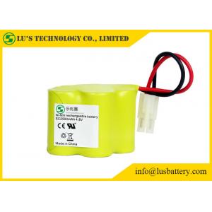 China 4.8v NIMH 1.2 V Rechargeable Battery Pack 2500mah Rechargeable With Wires / Connector supplier