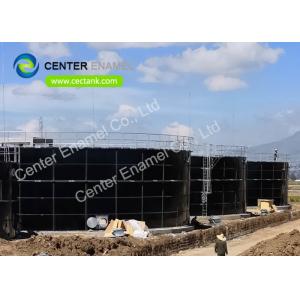 Customized Color Glass Lined Water Storage Tanks 30000 Gallon For Sludge