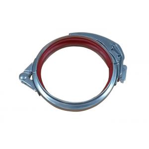 China Air Duct Tube Galvanized Quick Release Pipe Metal Clamps With Seal Ring supplier