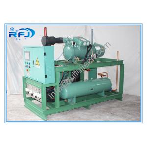 China Single Screw Type Compressor Refrigeration Condensing Units / Refrigerator Cooling Unit supplier