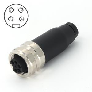 China 7/8" Connector Field-wireable Assembly Connectors 4 Pin Female 7/8"-16UN wholesale